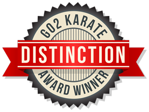 Go2 Karate Distinction Award Badge